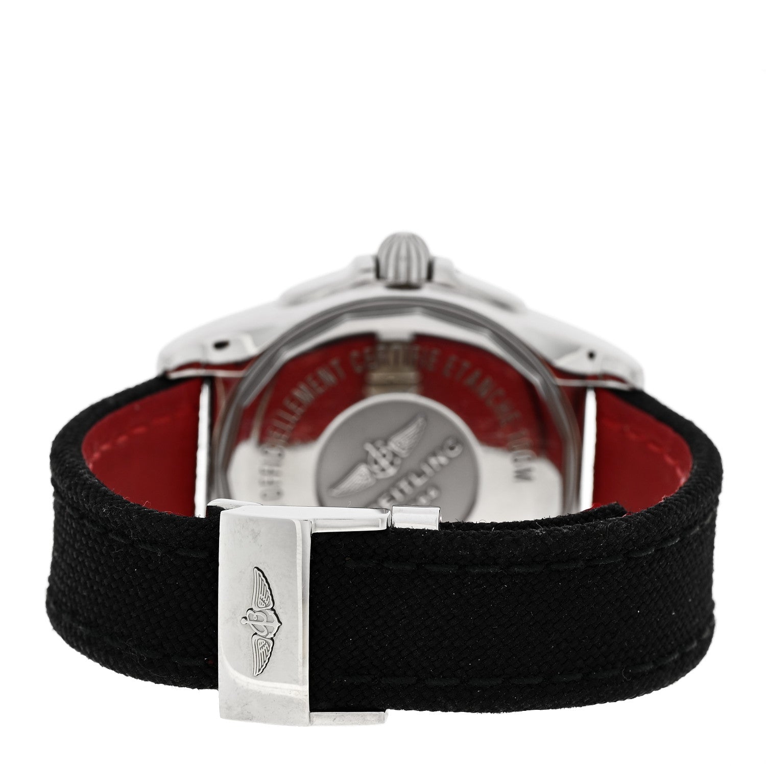 Breitling Stainless Steel Fabric 44mm Galactic Unitime Automtic Watch Black WB3510 3 of 5