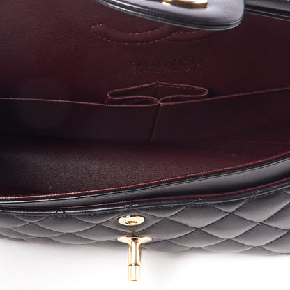 Chanel Lambskin Quilted Small Double Flap Black 7 of 11