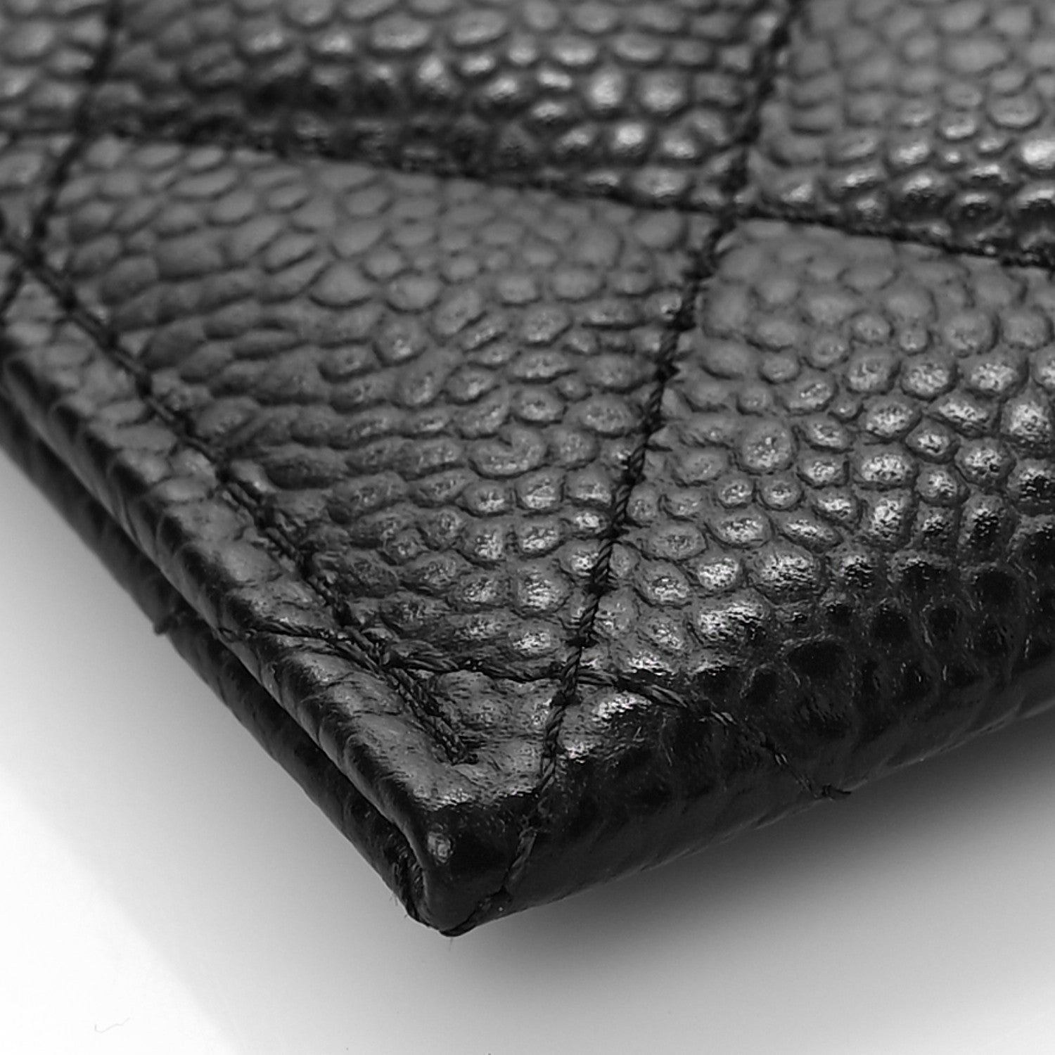 Chanel Caviar Quilted Card Holder Black 9 of 11