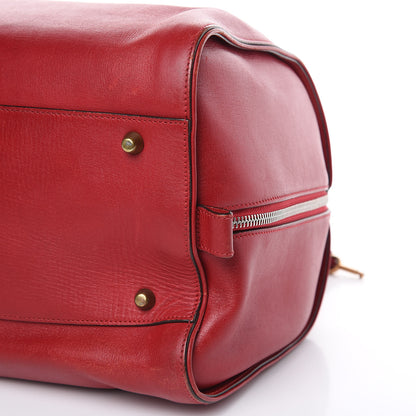 Chloe Calfskin Aurore Duffle Bag Vermillion Red 14 of 31