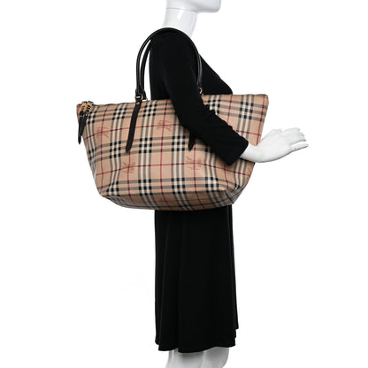 Burberry Haymarket Check Small Salisbury Tote Black 2 of 10