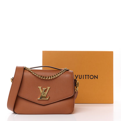 Louis Vuitton Grained Calfskin Lockme Oxford Cognac 16 of 16