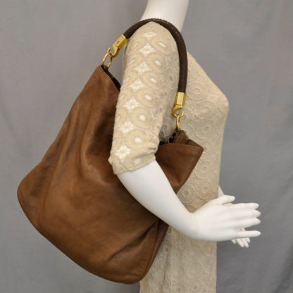 Saint Laurent Leather Large Roady Brown 2 of 10