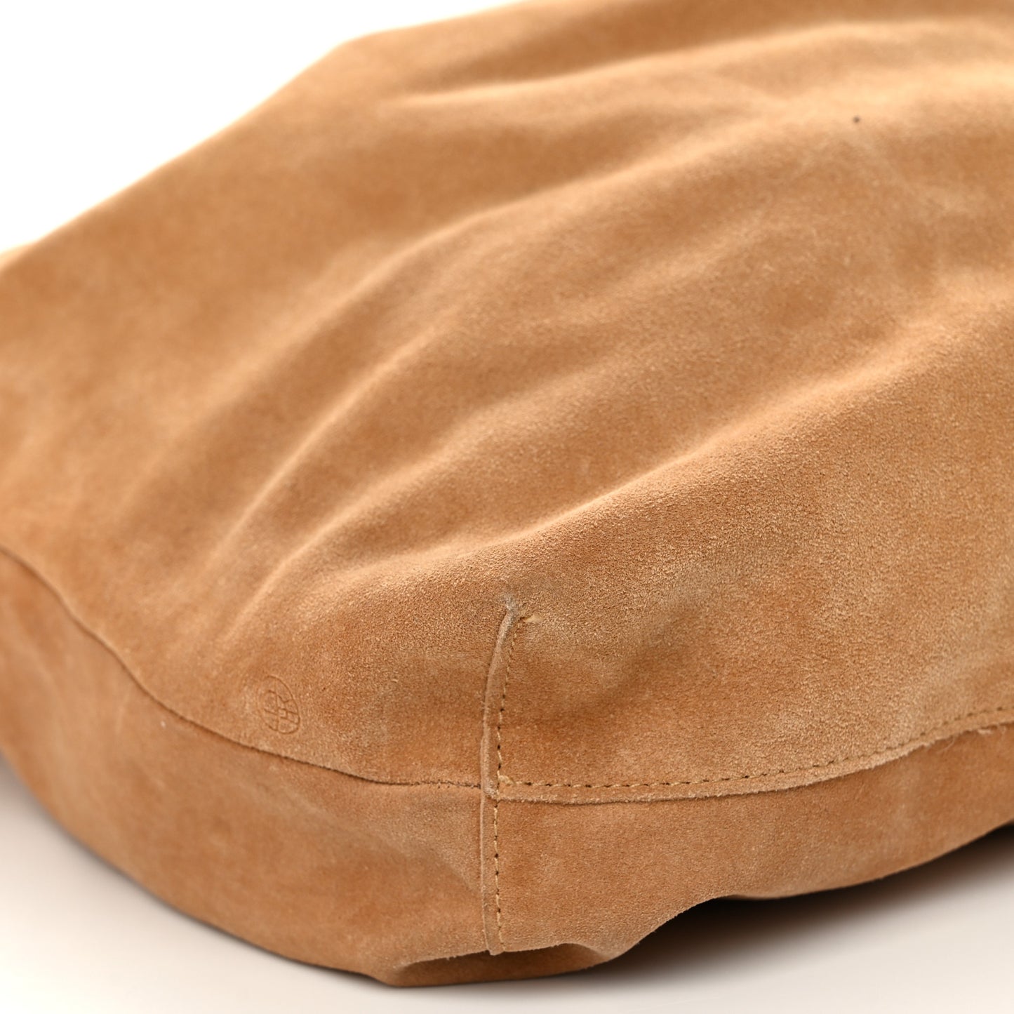 Suede Bindle Bag Warm Beige