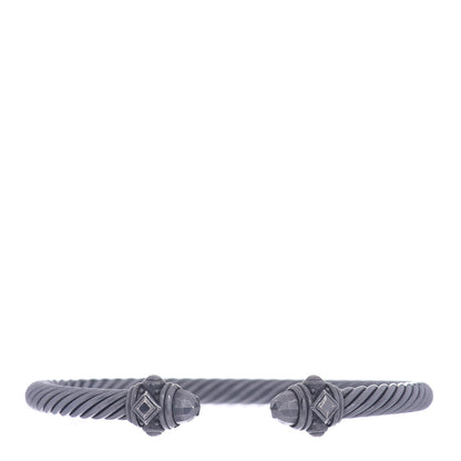 David Yurman Darkened Sterling Silver 5mm Renaissance Bracelet 1 of 4