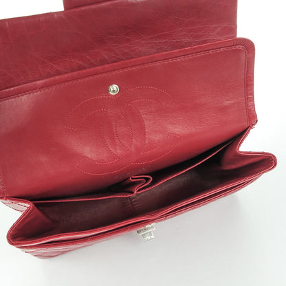 Chanel Aged Calfskin Quilted 2.55 Reissue 226 Flap Red 5 of 10