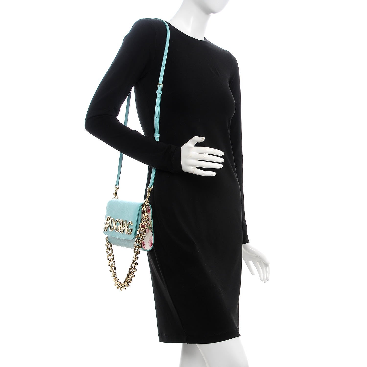 Dolce & Gabbana Dauphine DG Millennials Crossbody Bag Blue 2 of 6