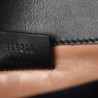 Gucci Velvet Crystal Mini Bee Broadway Shoulder Bag Black 7 of 7