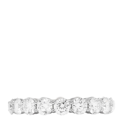 Tiffany Platinum Diamond 3.7mm Embrace Eternity Band Ring 50 5.25 1 of 5