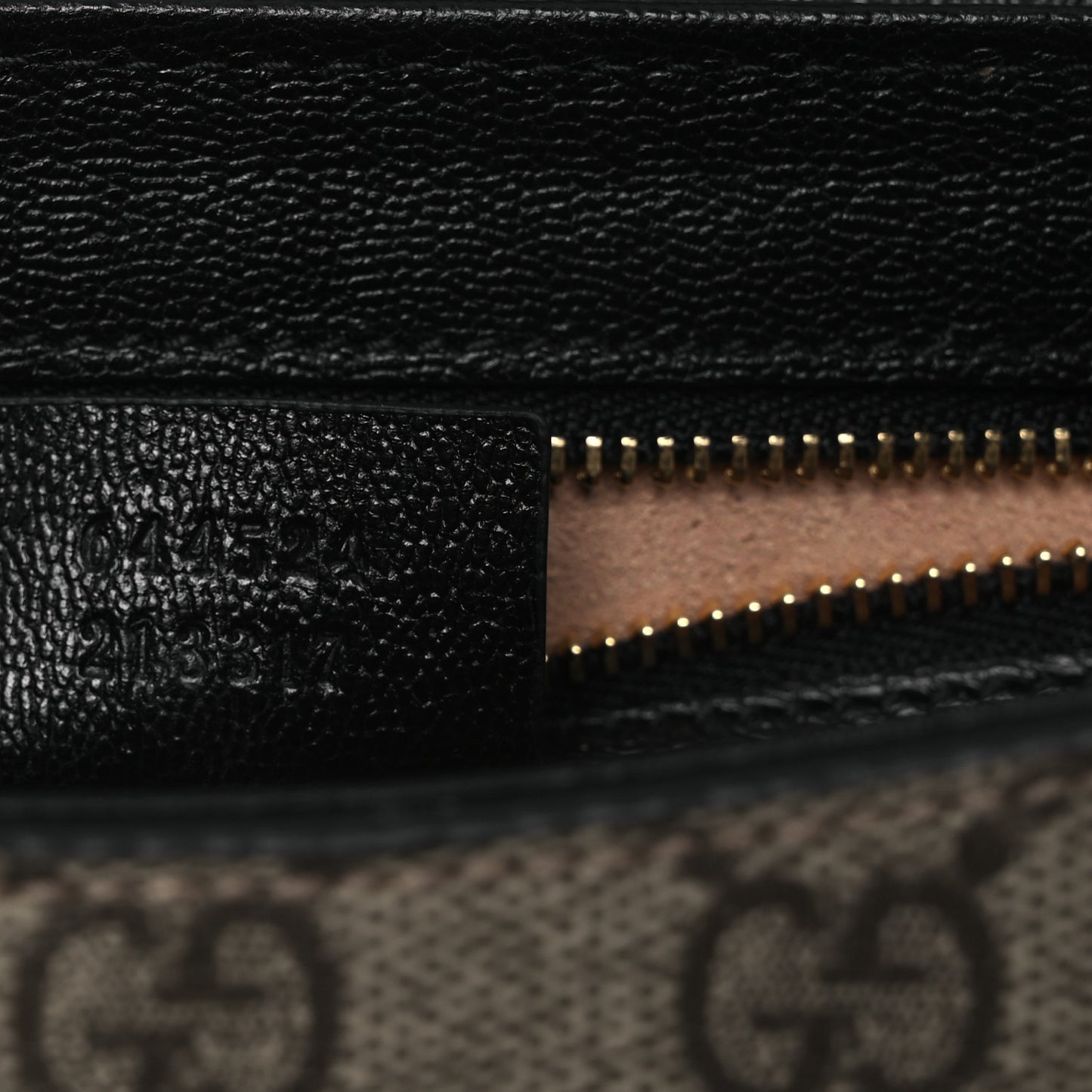 GG Supreme Monogram Calfskin Small Padlock Messenger Shoulder Bag Beige Black Cuir Beige Black Cuir
