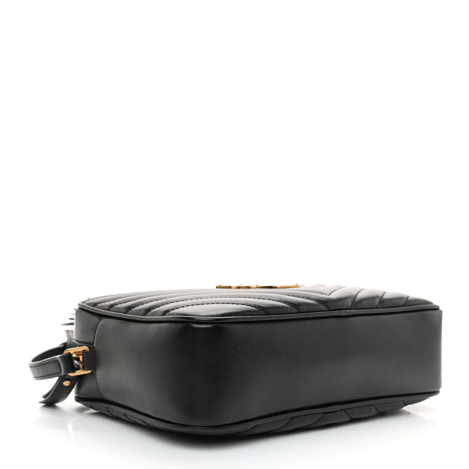 Saint Laurent Calfskin Matelasse Monogram Lou Camera Bag Black 4 of 8