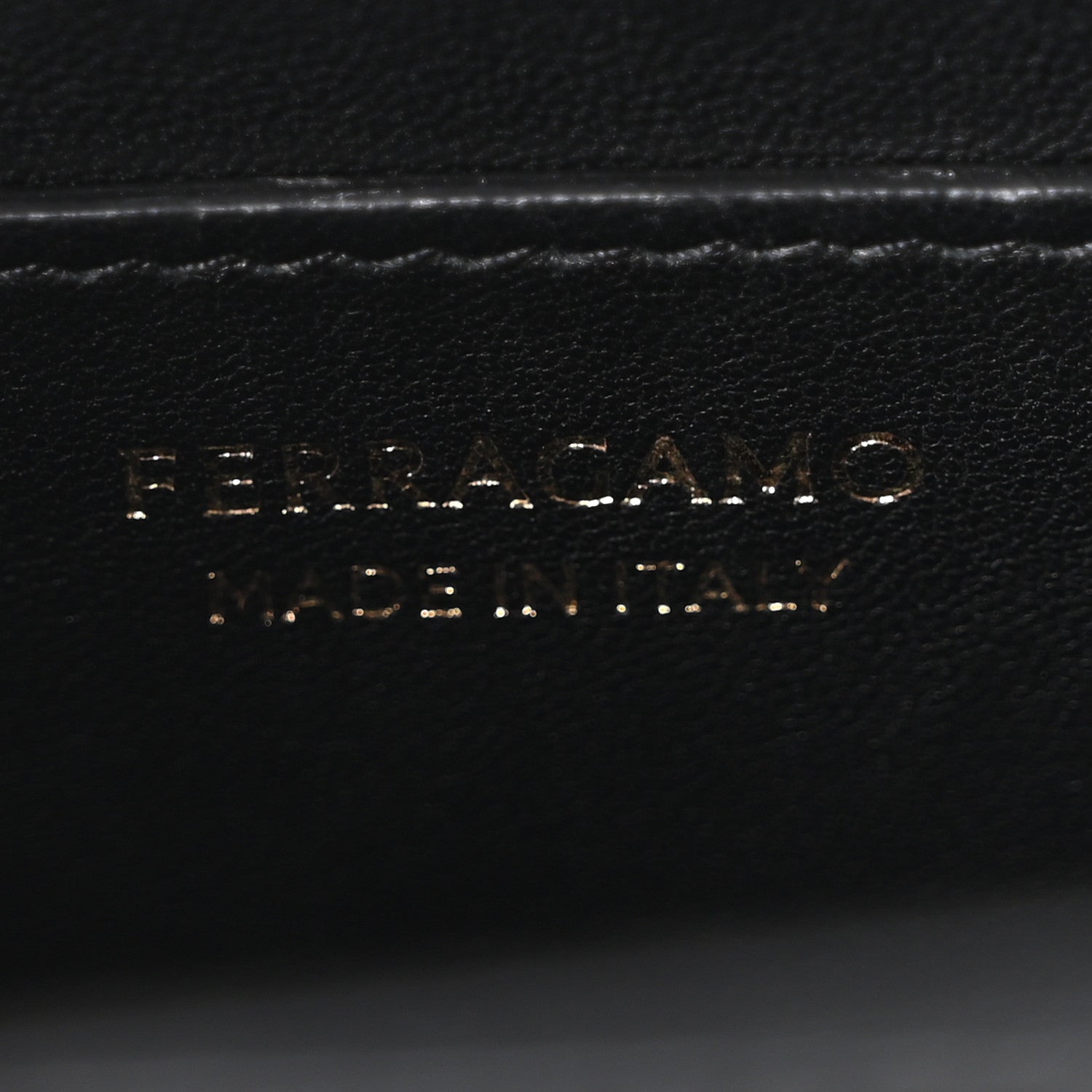 Salvatore Ferragamo Brushed Calfskin North South Wanda Top Handle Bag Black 6 of 9