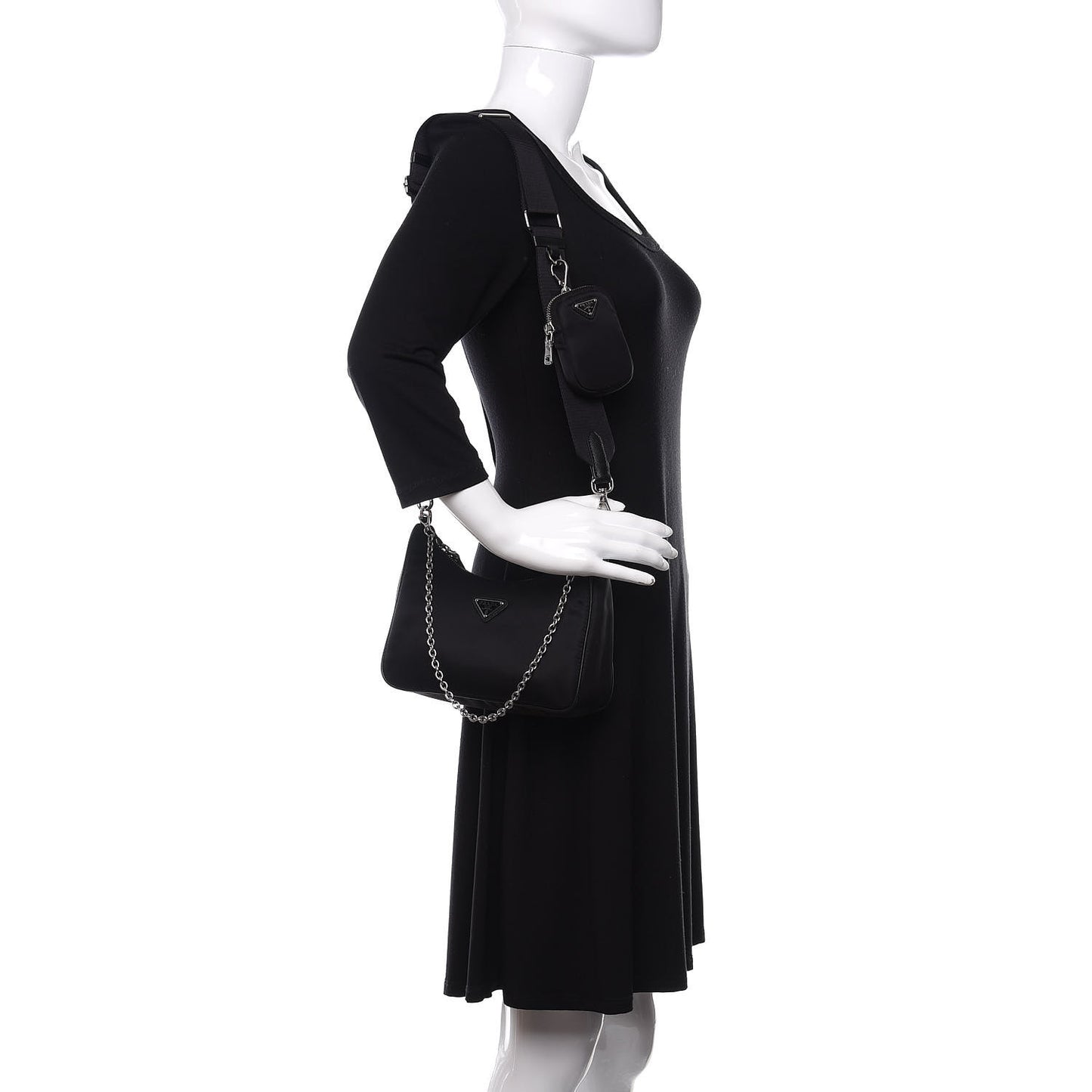 Nylon Re-Edition 2005 Shoulder Bag Black