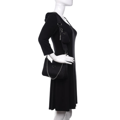 Prada Nylon Re-Edition 2005 Shoulder Bag Black 2 of 10