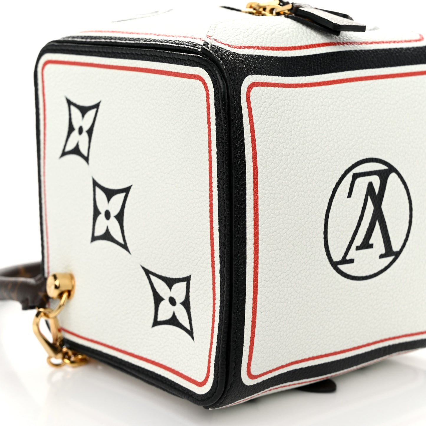 Taurillon Game On Square Dice Bag White