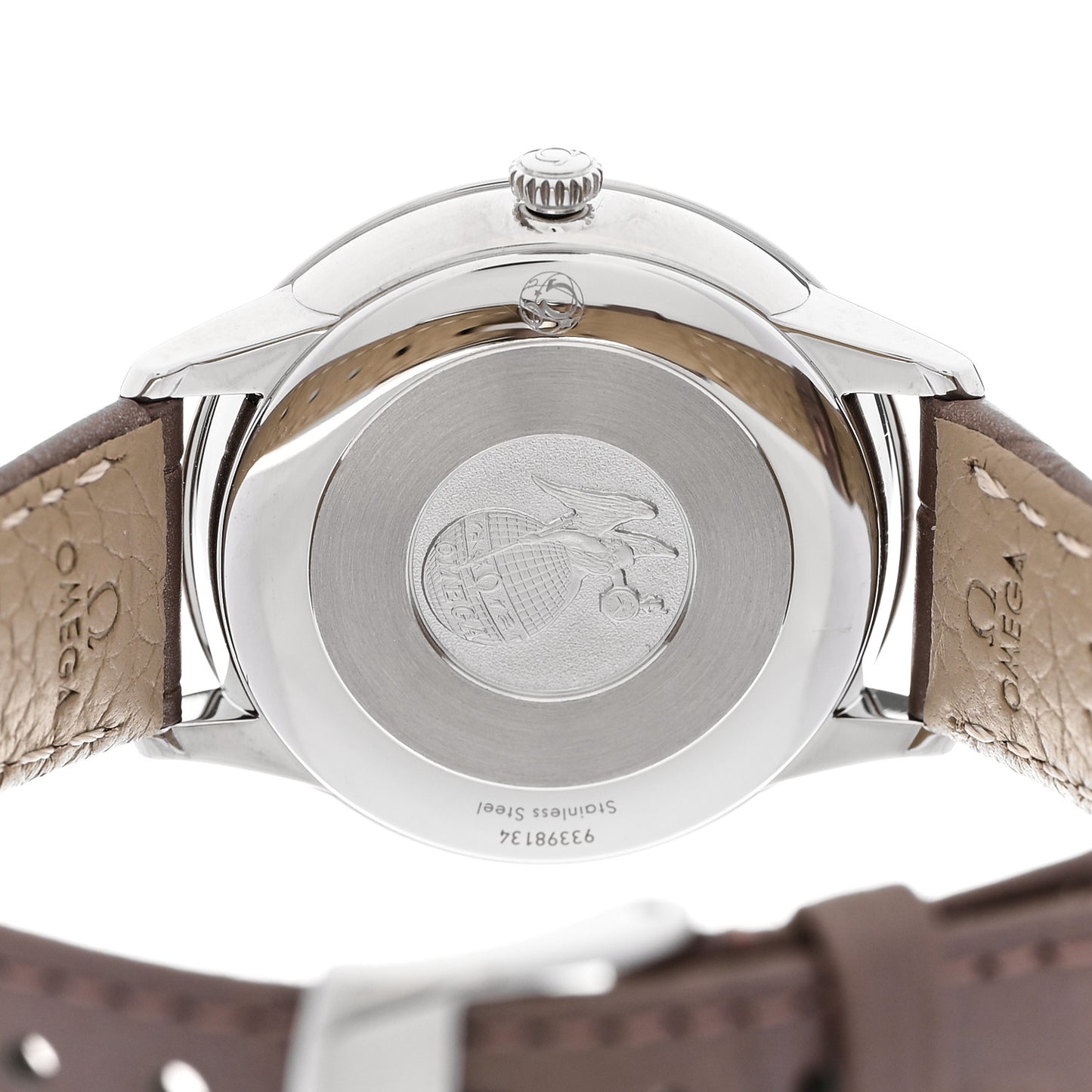 Stainless Steel Alligator Diamond Mother of Pearl 30mm De Ville Prestige Quartz Watch 434.13.30.60.55.001