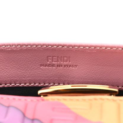 Fendi Nappa Matisse FF Embossed Continental Wallet On Chain White Multicolor 6 of 12