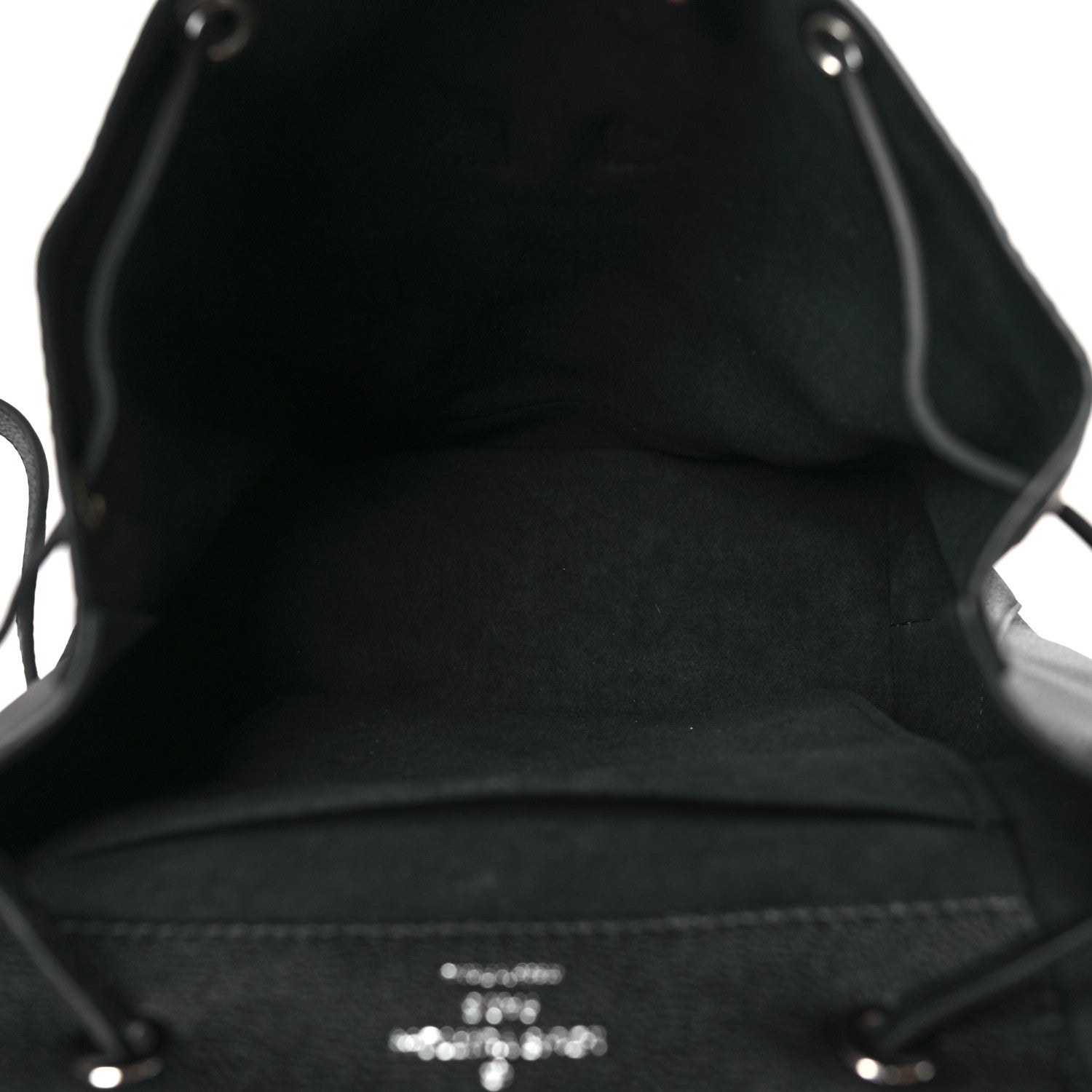 Louis Vuitton Calfskin Lockme Backpack Black 5 of 9