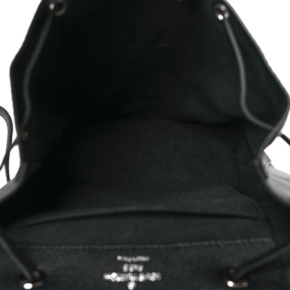 Louis Vuitton Calfskin Lockme Backpack Black 5 of 9