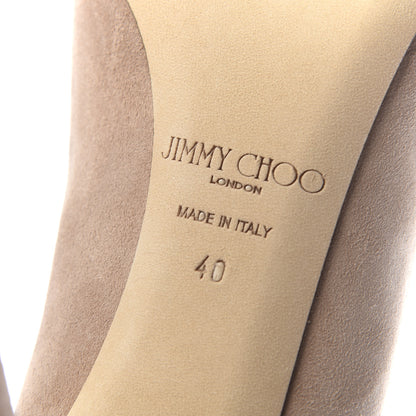 Jimmy Choo Suede Bridget 85 Pumps 40 Ballet Pink 7 of 11