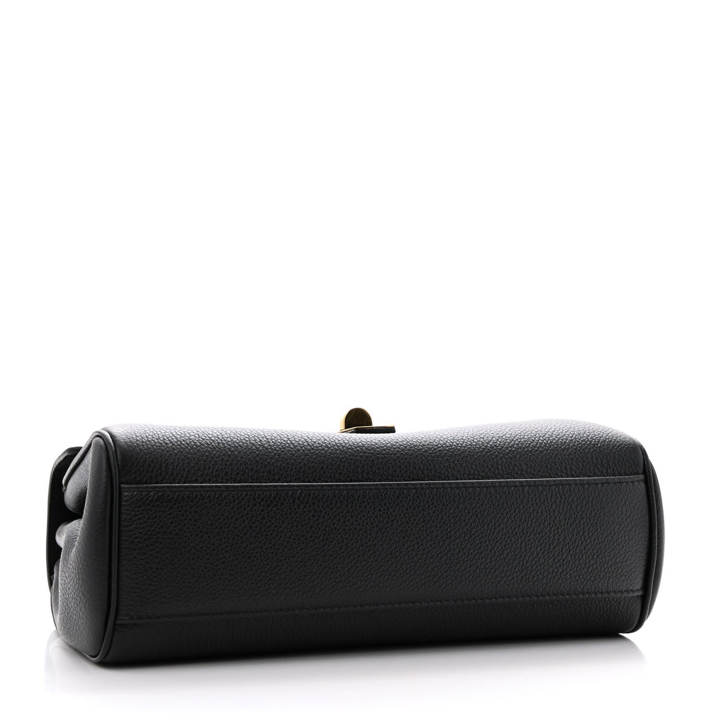 Grained Calfskin Teen Soft 16 Shoulder Bag Black
