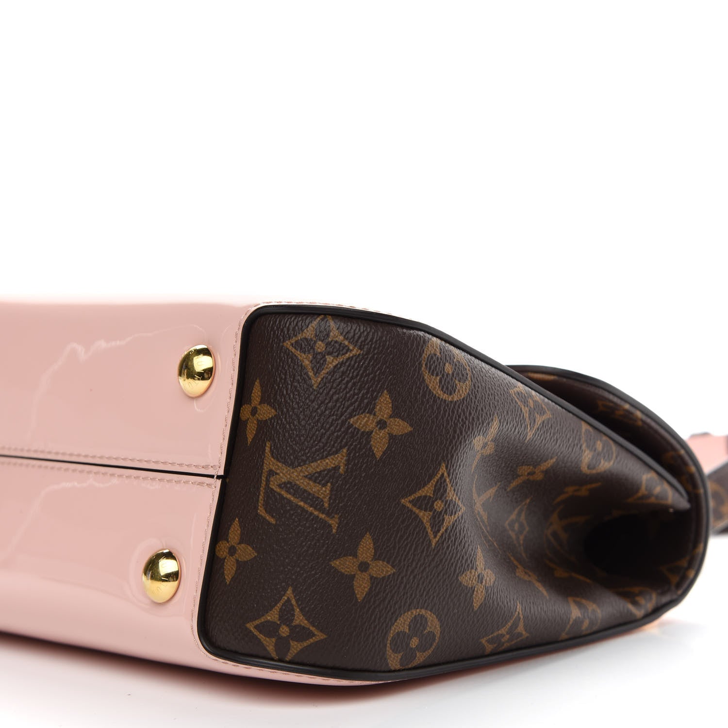 Louis Vuitton Patent Calfskin Monogram Cherrywood PM Rose Ballerine 7 of 10