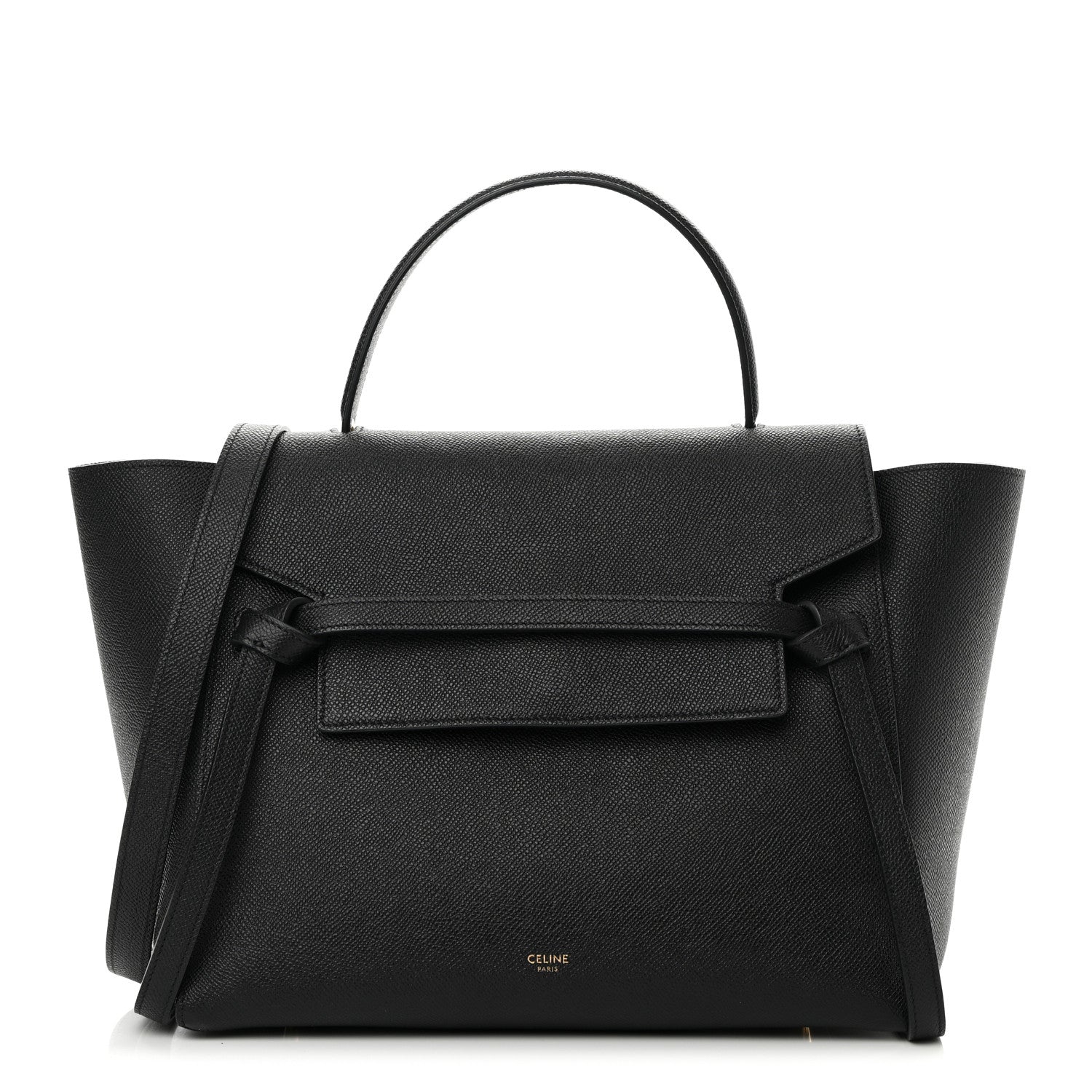 Celine Grained Calfskin Mini Belt Bag Black 1 of 15