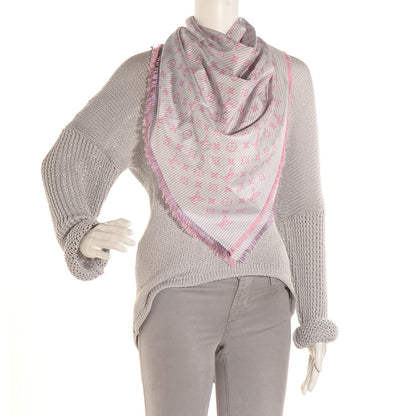 Louis Vuitton Silk Sur Mesure Square Scarf Pink 2 of 5