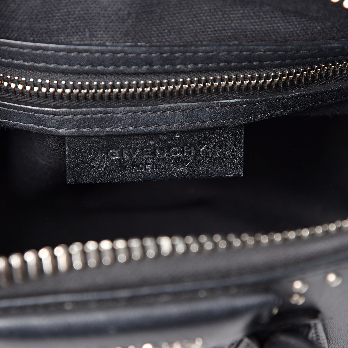 Smooth Calfskin Mini Studded Antigona Black