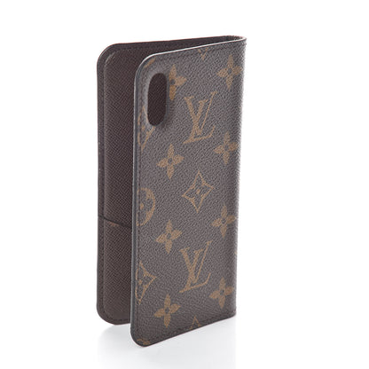 Louis Vuitton Monogram iPhone X Folio Case 3 of 6