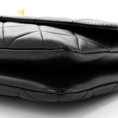 Chanel Lambskin Quilted Medium Trendy CC Flap Black 10 of 11