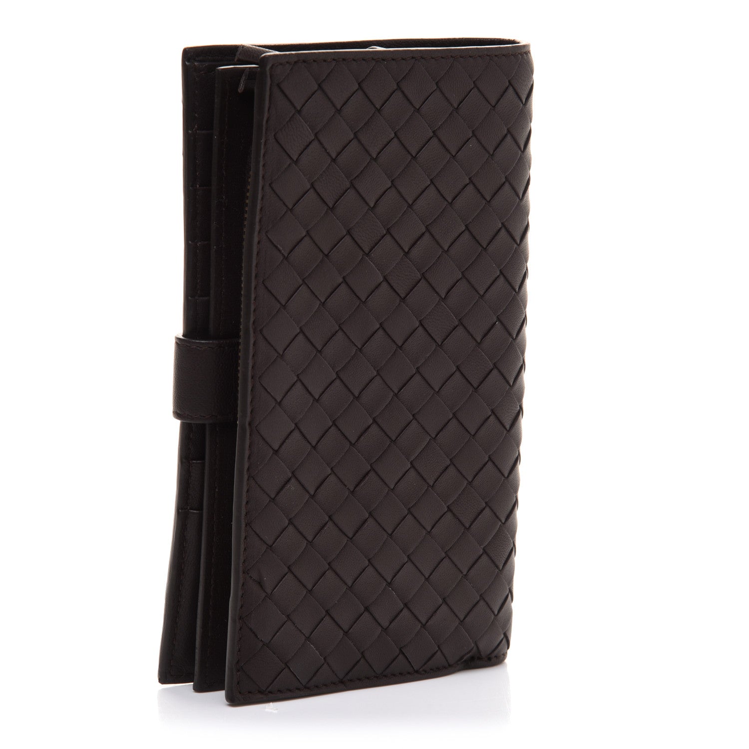 Bottega Veneta Nappa Intrecciato Continental Wallet Ebano 3 of 11