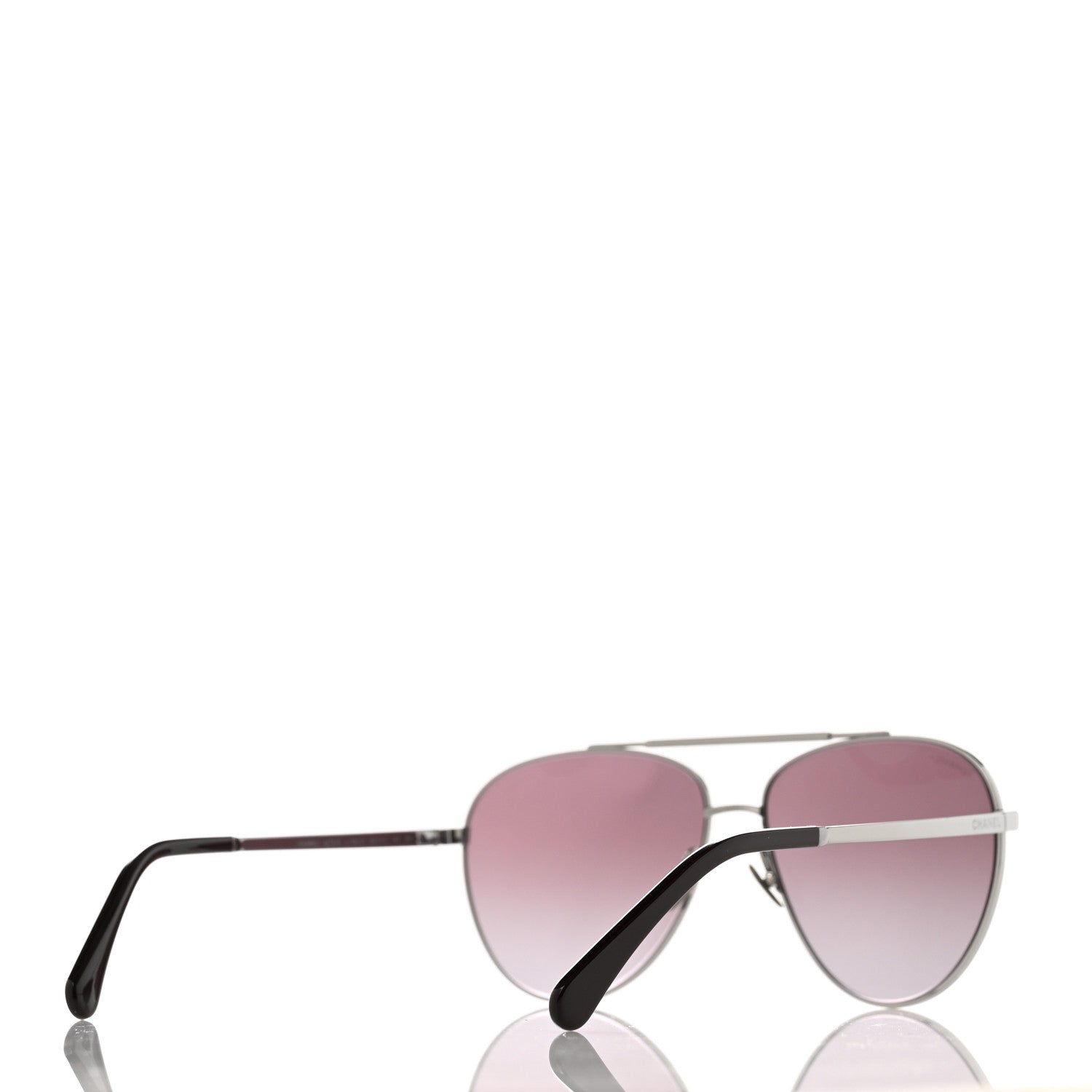 Chanel Metal Aviator Sunglasses 4279-B Silver 4 of 11