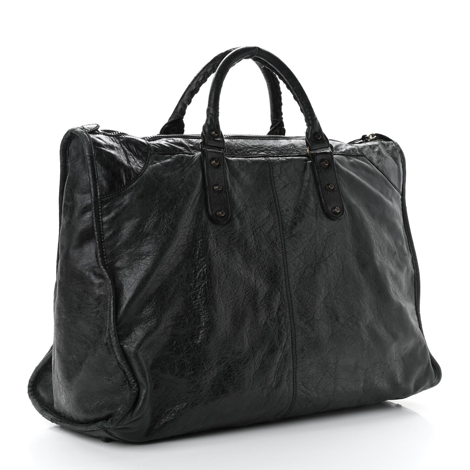 Balenciaga Agneau Classic Hardware Weekender Black 3 of 17