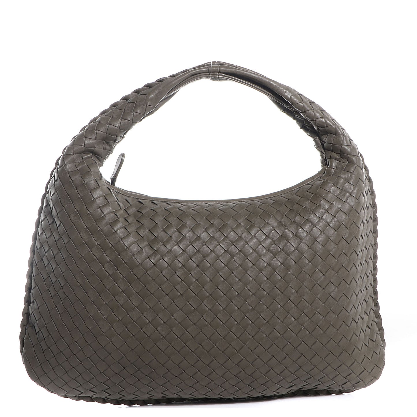 Nappa Intrecciato Medium Veneta Hobo Shadow