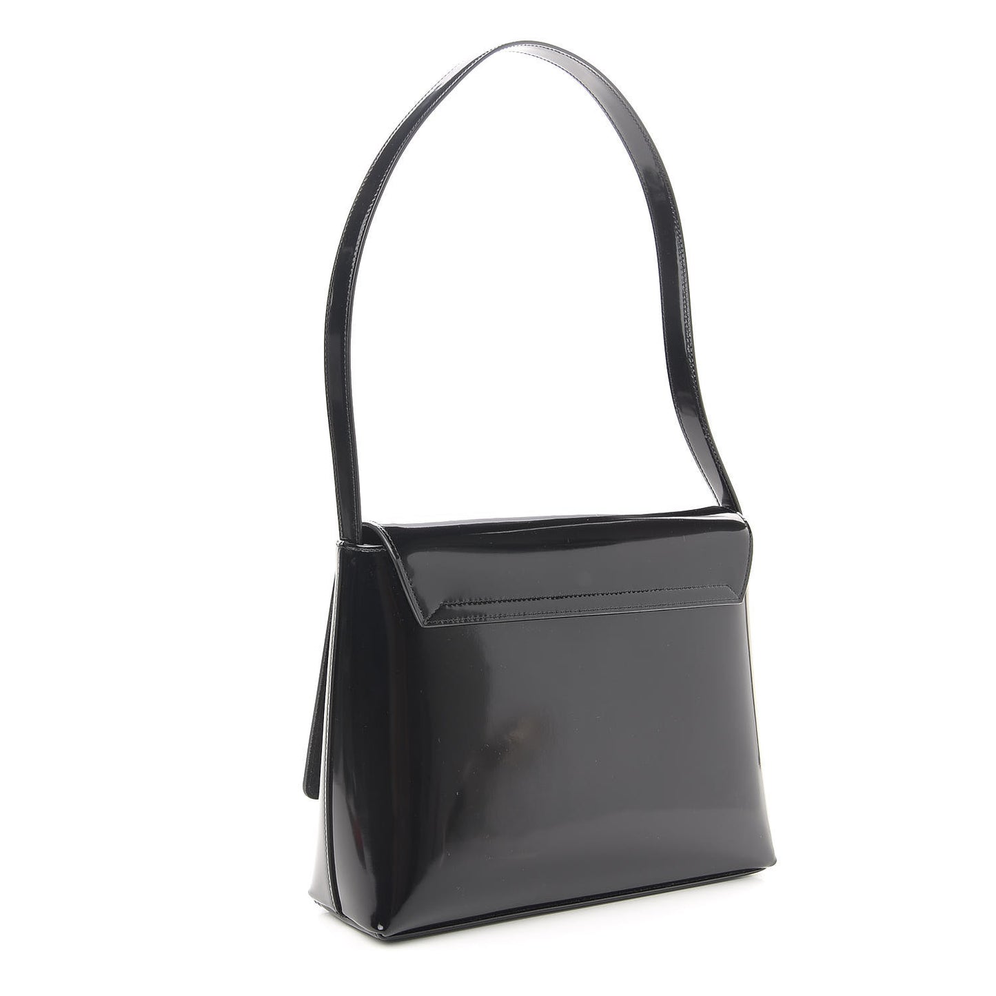 Patent Le 90 Shoulder Bag Black