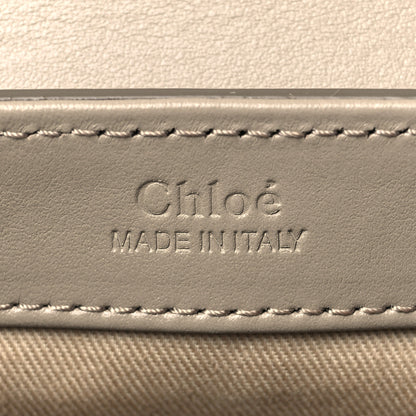 Chloe Shiny Calfskin Suede Mini C Double Carry Motty Grey 6 of 11