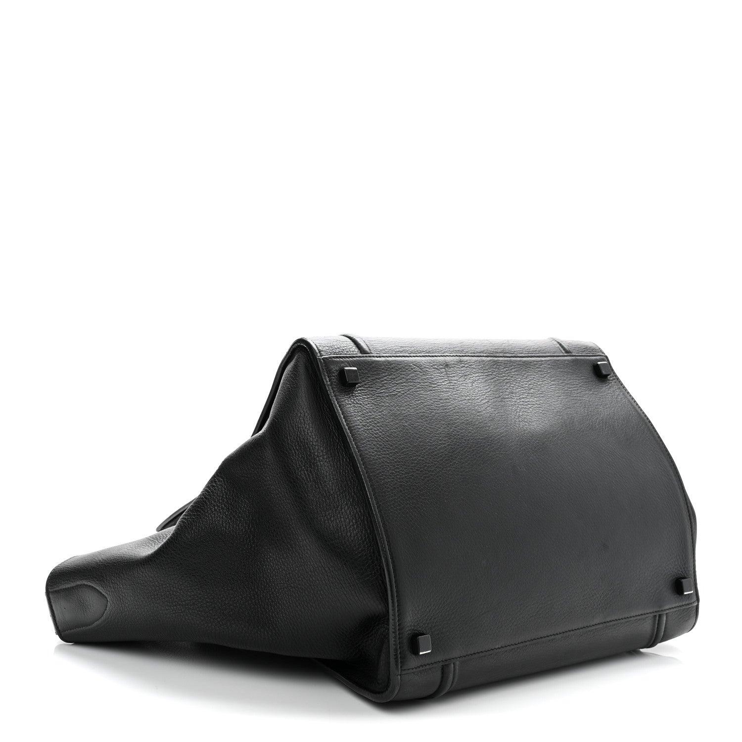 Celine Grained Calfskin Medium Phantom Luggage Black 4 of 13