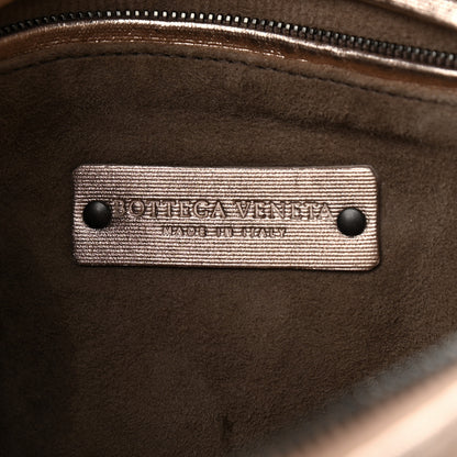 Bottega Veneta Metallic Grosgrain Intrecciato Nodini Crossbody Messenger Copper 6 of 9