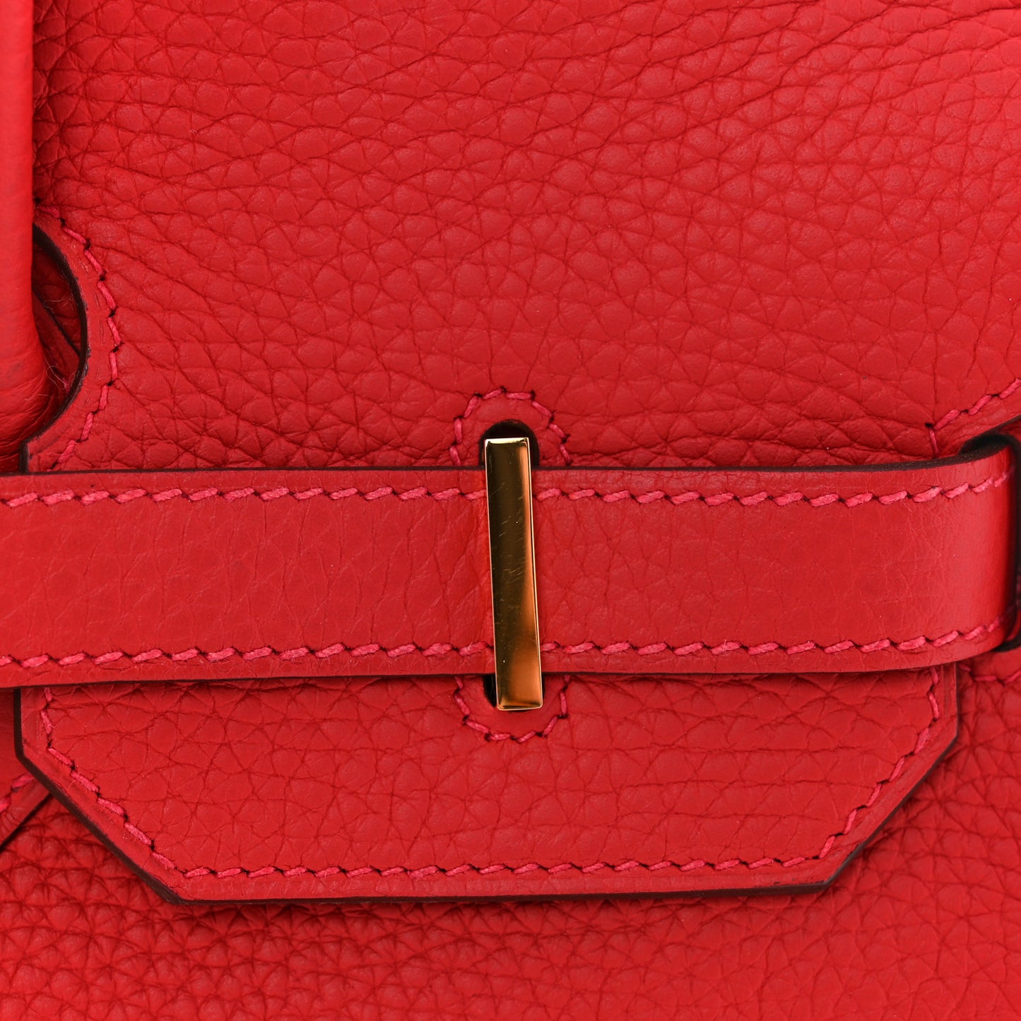 Taurillon Clemence BIRKIN 35 Rouge Casaque
