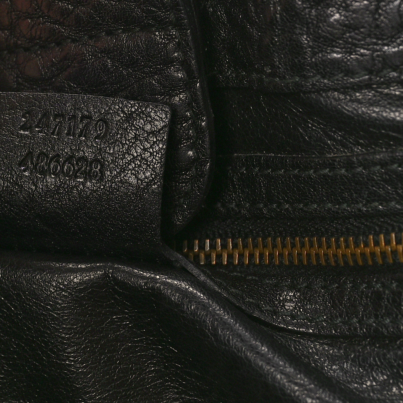 Snakeskin Large GG Running Tote Black