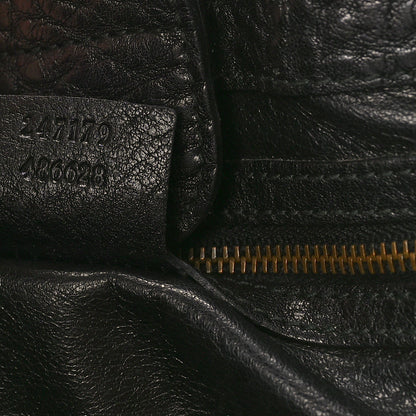 Gucci Snakeskin Large GG Running Tote Black 9 of 17