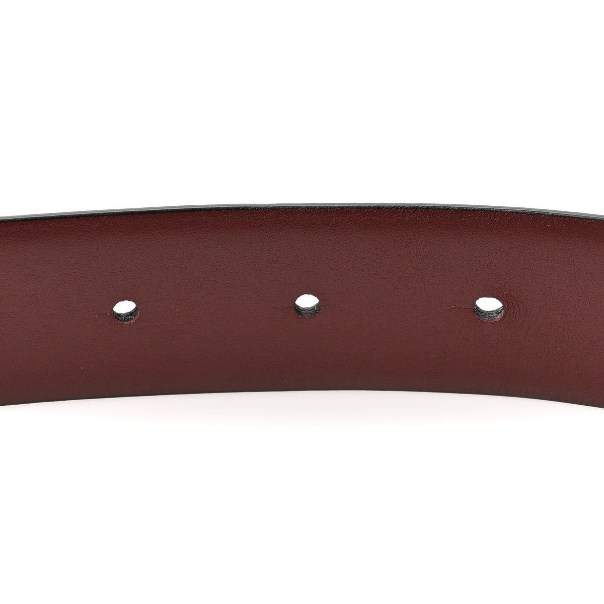 Calfskin CC Reversible Belt 90 36 Black Burgundy