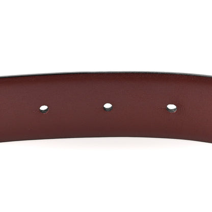 Chanel Calfskin CC Reversible Belt 90 36 Black Burgundy 5 of 8