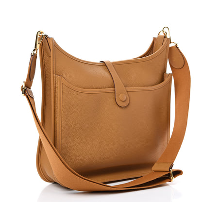 Hermes Taurillon Maurice Evelyne III PM Sesame 2 of 10