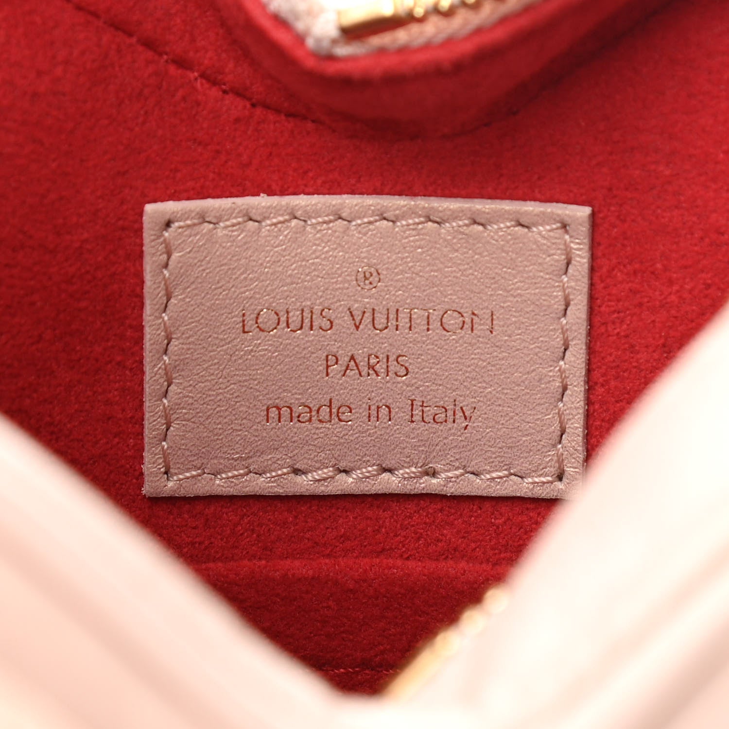 Louis Vuitton Lambskin Embossed Monogram Fall In Love Sac Coeur Light Pink 6 of 9