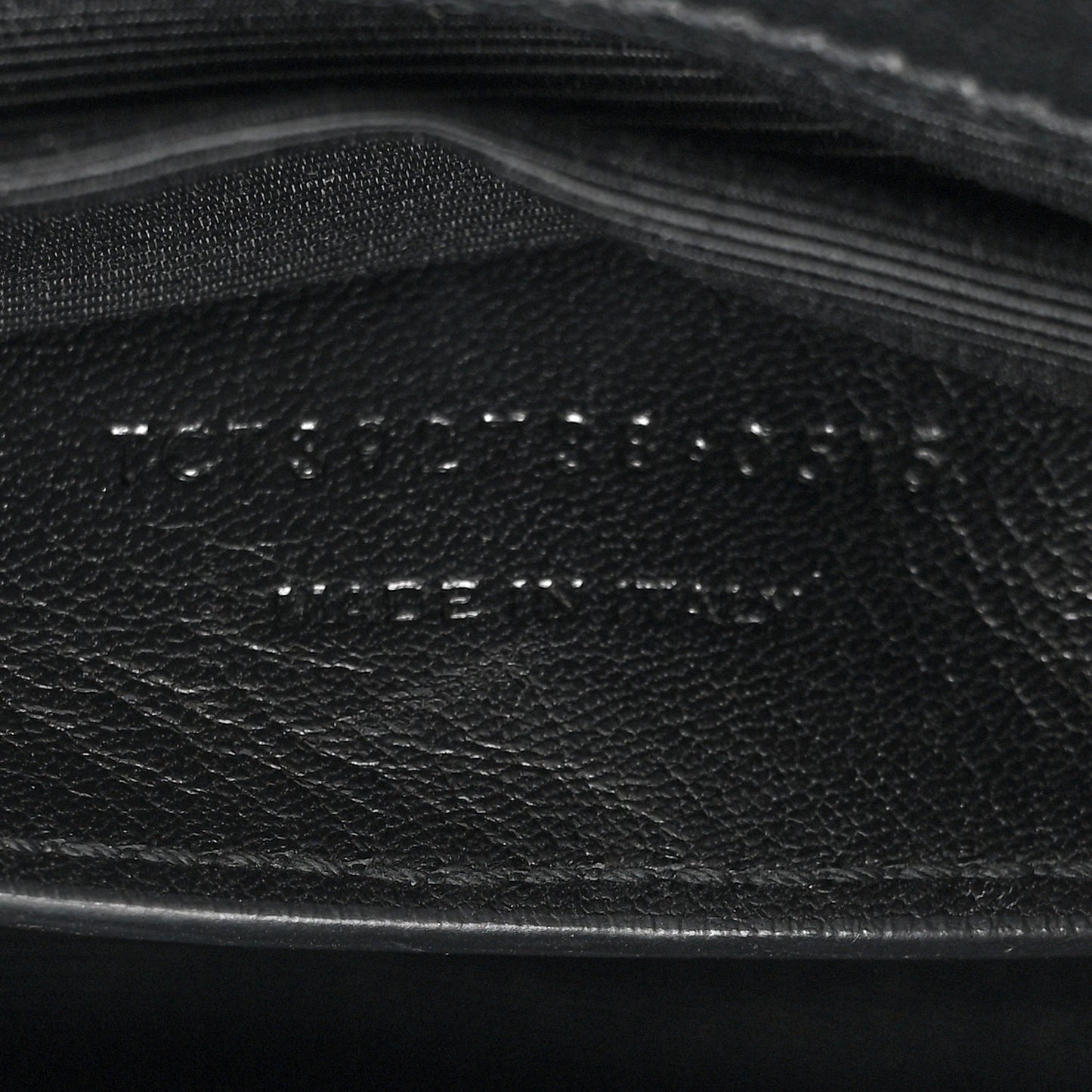 Sheepskin Matelasse Chevron Monogram Large College Satchel Black