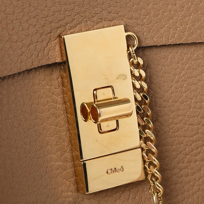 Chloe Grained Lambskin Drew Shoulder Bag Chestnut Cream 5 of 8