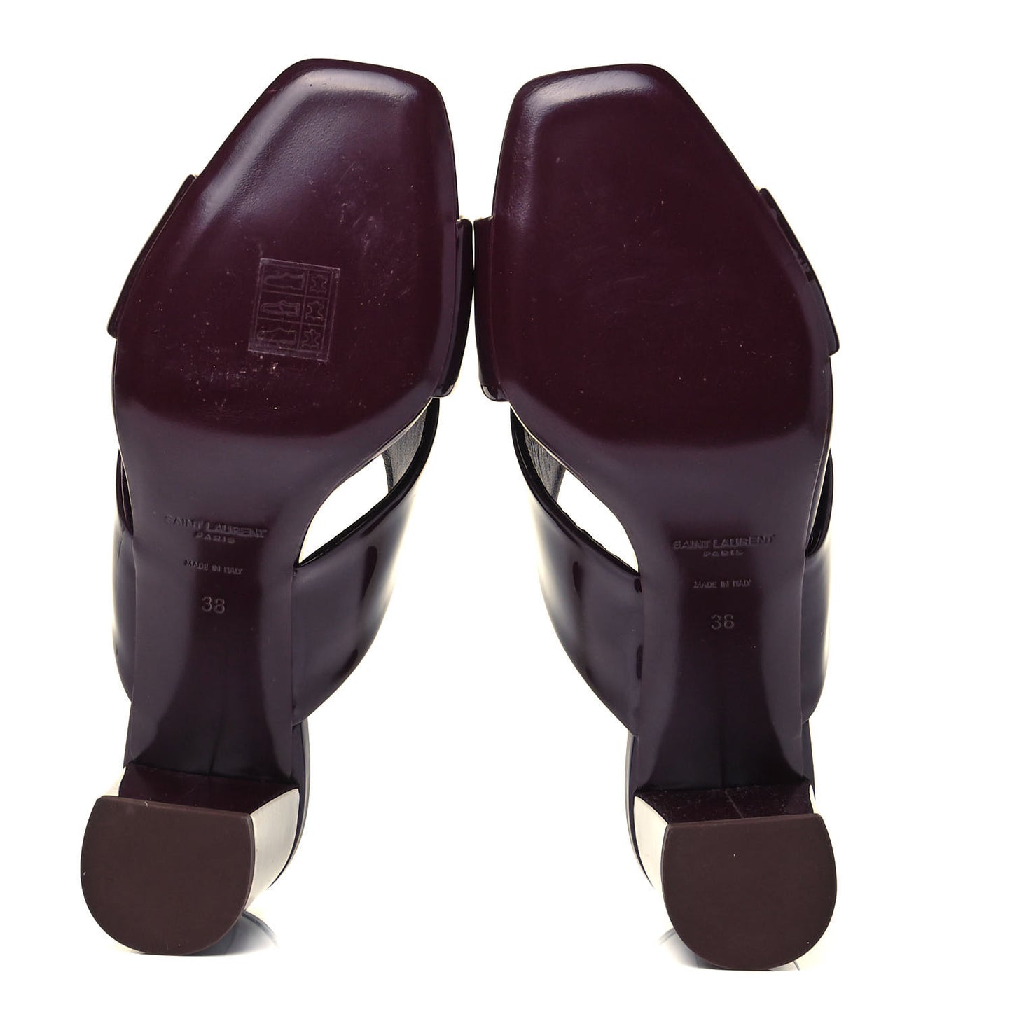 Patent LouLou Mules 38 Barolo