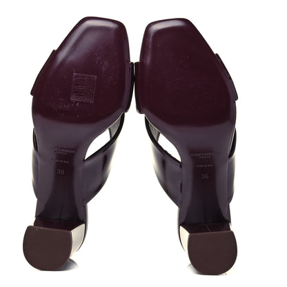 Saint Laurent Patent LouLou Mules 38 Barolo 5 of 7